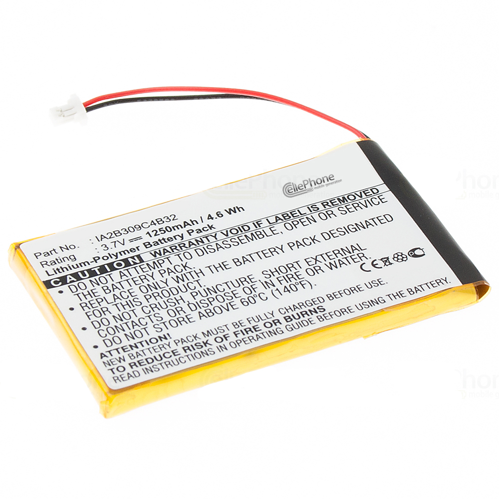 [3308] Batería Li-Polymer para Garmin NÃ¼vi 300 310 350 360 370 600 610 650 660 670 680 / iQue M3 M4 (reemplazado IA2B309C4B32)