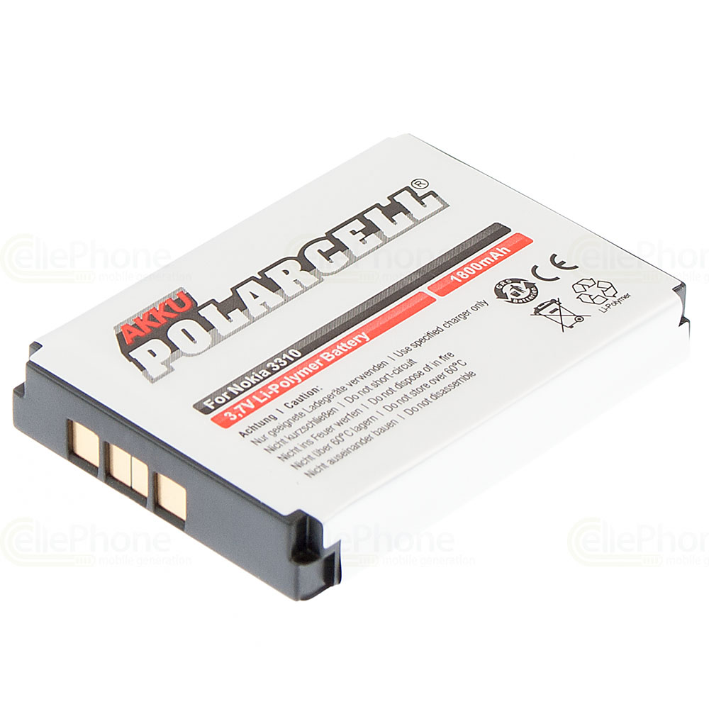 [255] PolarCell batteria Li-Polymer per Nokia 3310 3330 5510 5510i (sostituisce BLC-2 / BLC-3 / BMC-3)