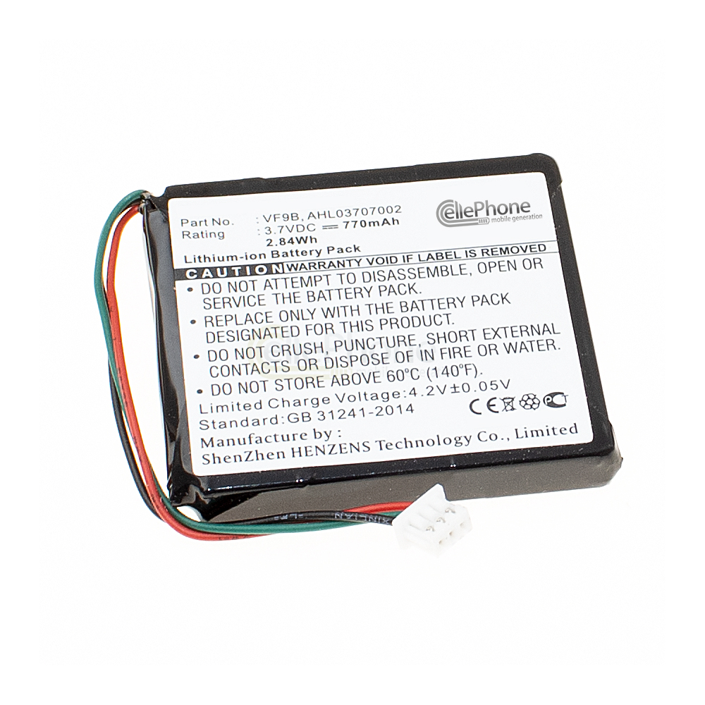 [3337] Accu Li-Ion voor TomTom Start - Start 2 (vervangt VF9B)