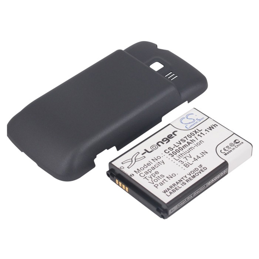 [3355] batteria Li-Ion per LG P970 Optimus Black - nero (sostituisce BL-44JN) - 3000 mAh (FAT)