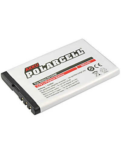 [260] PolarCell Accu Li-Polymer voor Nokia 2720 6600 fold - 5310 5630 XpressMusic - 6700 Slide - 7210 7310 Supernova (vervangt BL-4CT)