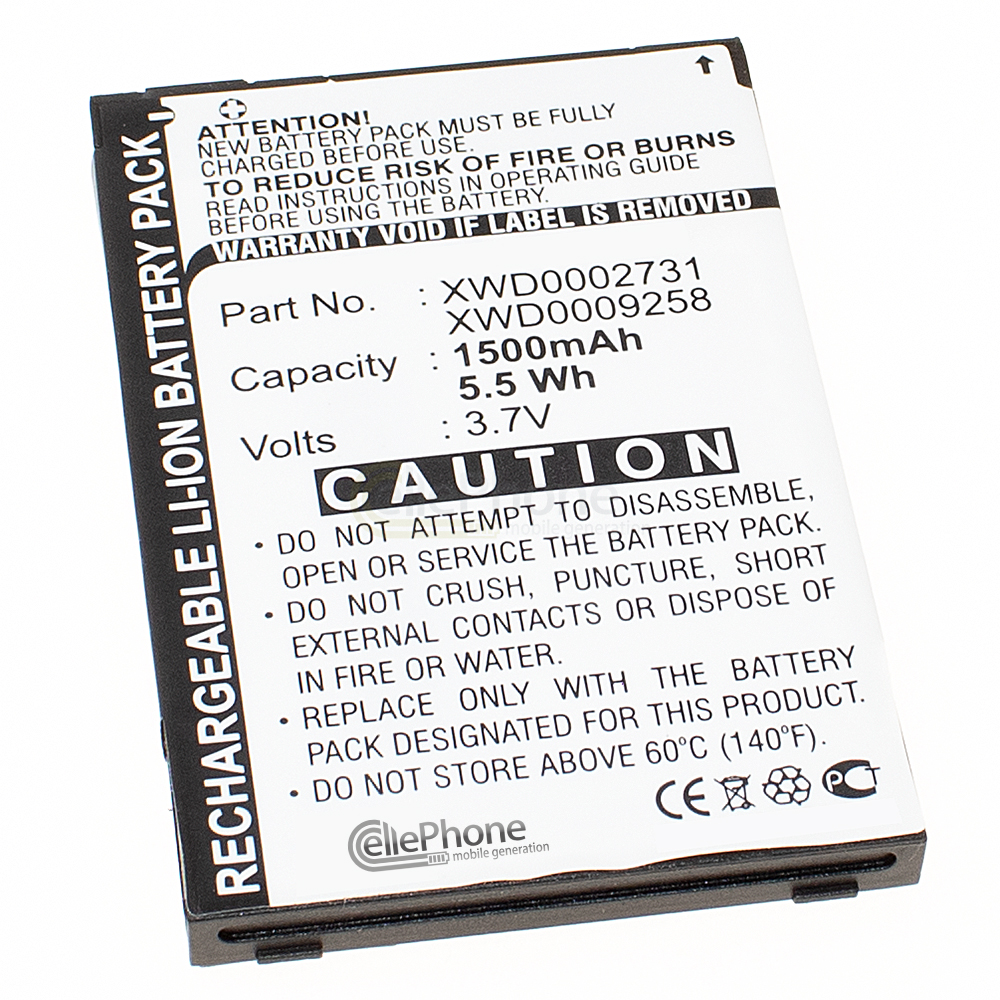 [3388] Batterie Li-Ion pour Airis T482 / T483 / T483L / i-mate X9000 / RoverPC N / QCool T808 (remplace XWD0002731)
