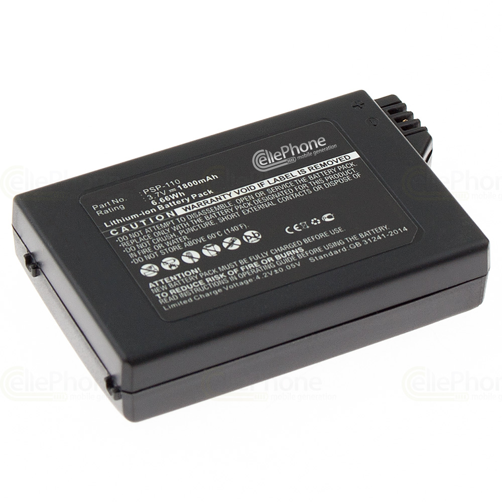 [3389] batteria Li-Ion per Sony PSP (sostituisce PSP-110)