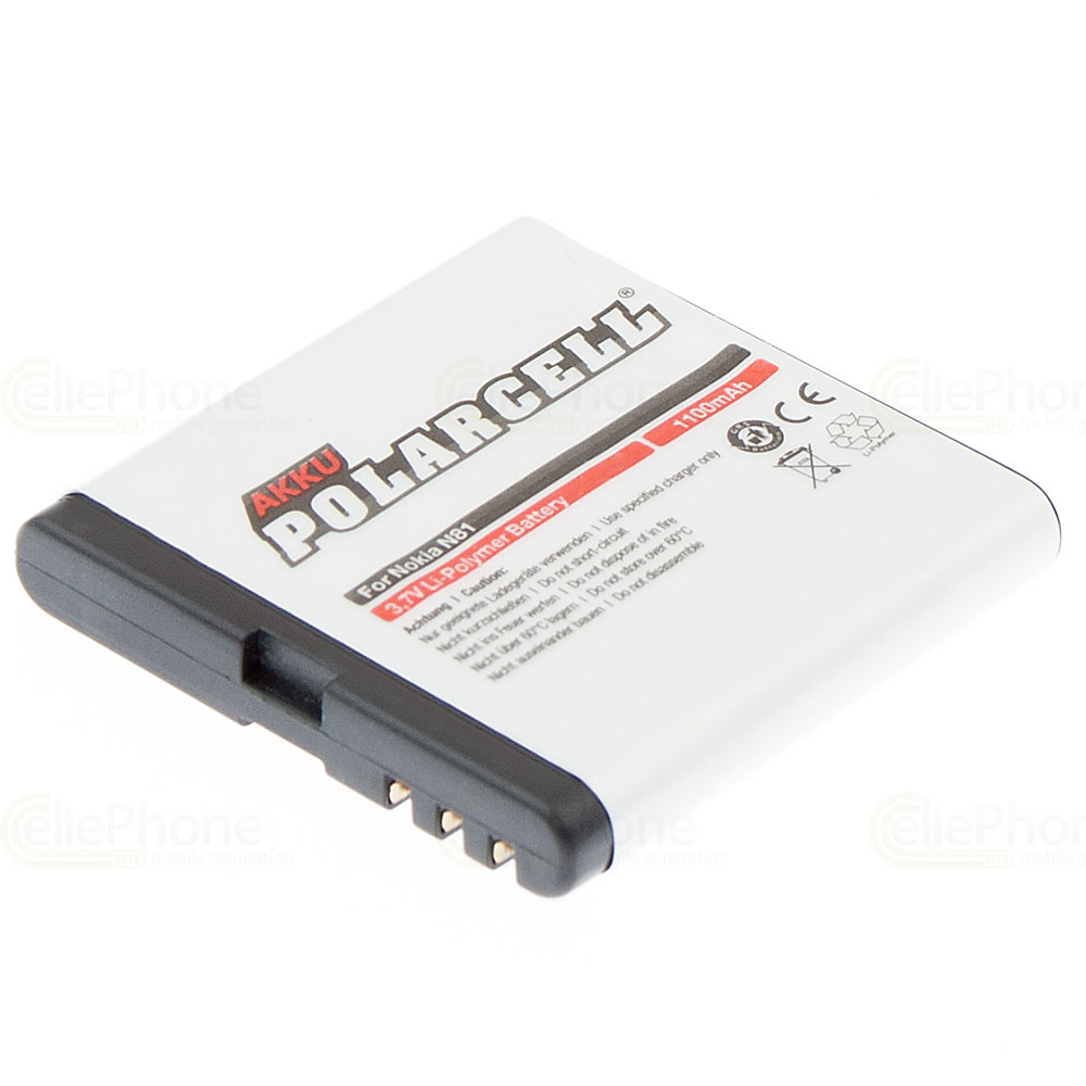 [265] PolarCell Akku Li-Polymer für Nokia 6720 classic - E51 N81 N82 (ersetzt BP-6MT)
