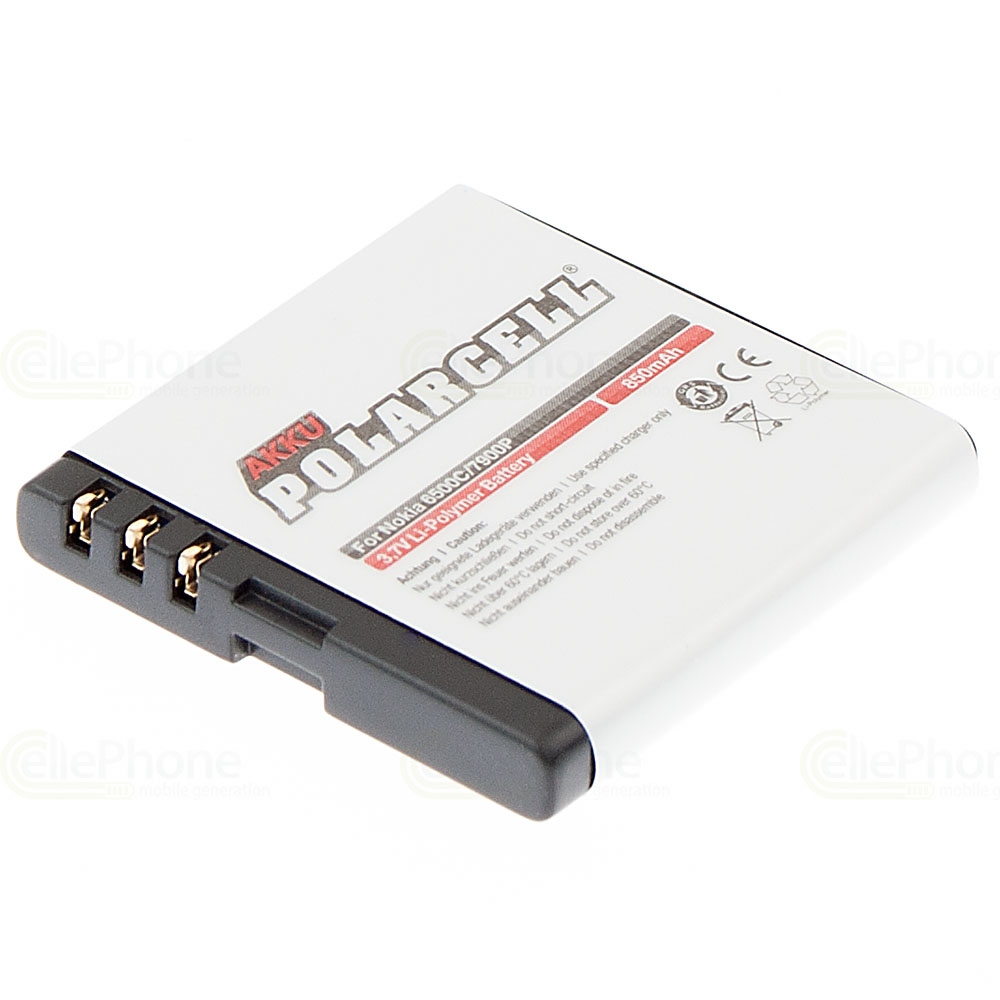 [268] PolarCell Accu Li-Polymer voor Nokia 6500 classic - 7900 Crystal Prism (vervangt BL-6P)