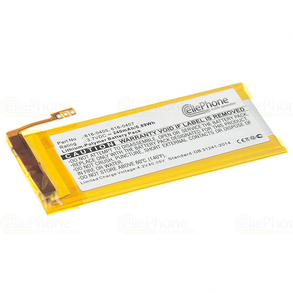 [3491] Accu Li-Polymer voor Apple iPod Nano 4 (4e generatie) (vervangt 616-0405 / 616-0407)