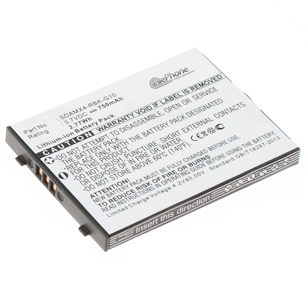 [3515] Akku Li-Ion für SanDisk SanDisk Sansa E200 E250 E250R E260 E260R E270 E270R E280 E280R (ersetzt SDAMX4-RBK-G10)
