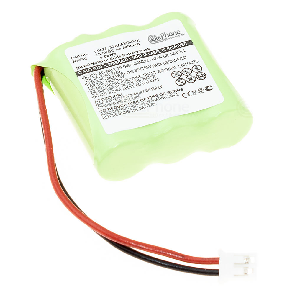 [3528] batteria Ni-MH per Binatone E3300 Quad / Doro 8075 8085 / Panafone KX-T991DL (sostituisce T427)