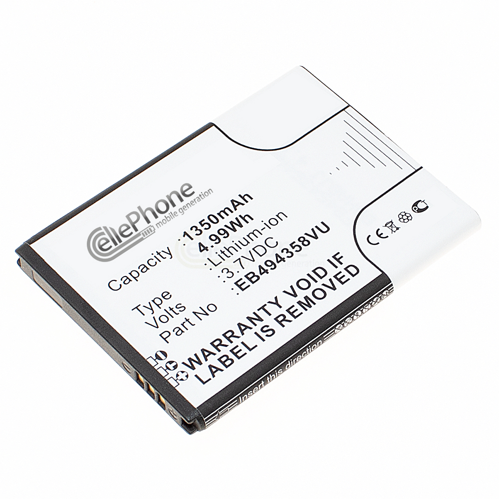 [3542] Accu Li-Ion voor Samsung Galaxy Ace S5830 / Gio S5660 / GT-B7510 (vervangt EB494358VUCSTD)