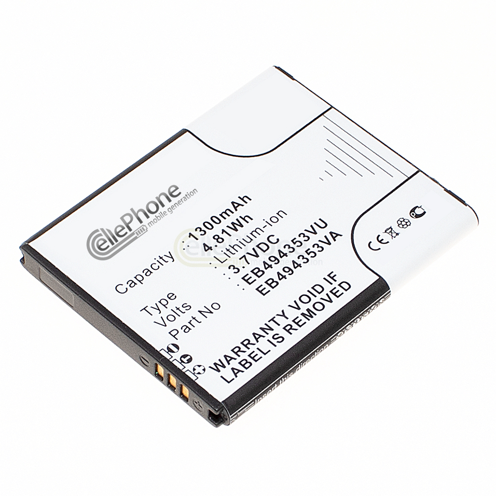 [3543] Accu Li-Ion voor Samsung Galaxy 551 i5510 / Wave 525 S5250 / Wave 533 S5330 (vervangt EB494353VU)