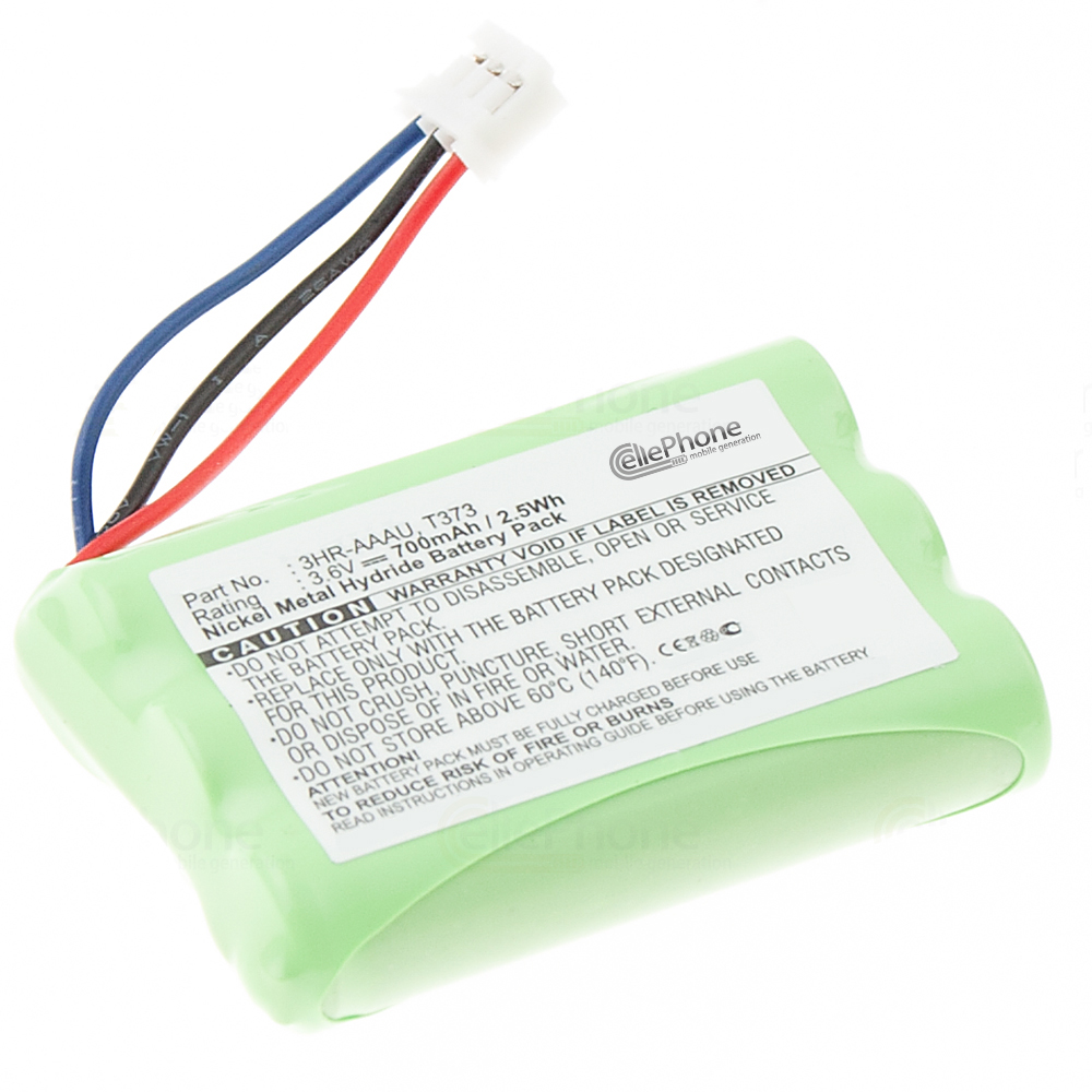 [3599] Batterie Ni-MH pour Bang & Olufsen BeoCom 1 6000 M6000 (remplace 3HR-AAAU / T373)