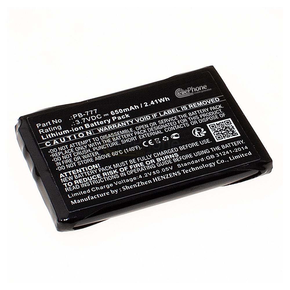[3604] Accu Li-Ion voor Midland 777 PMR446+ (vervangt PB-777)