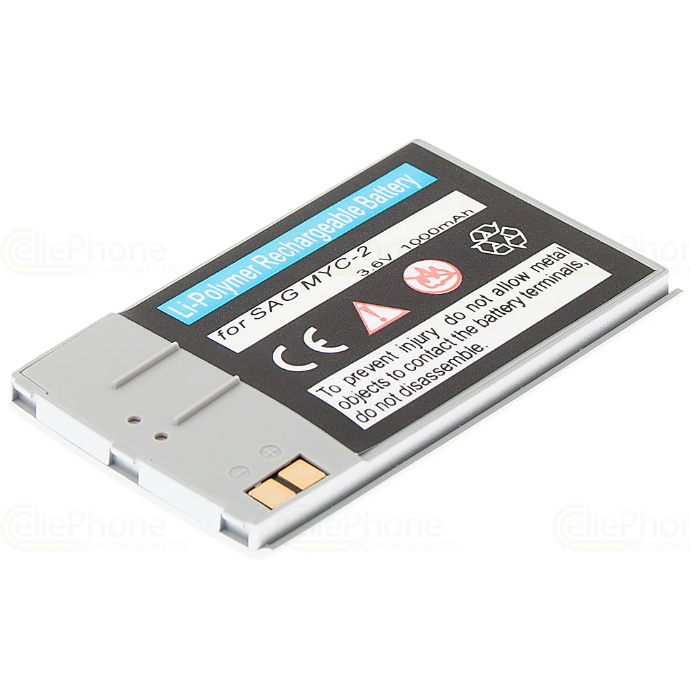 [309] PolarCell Akku Li-Polymer für Sagem myC-2 - silber