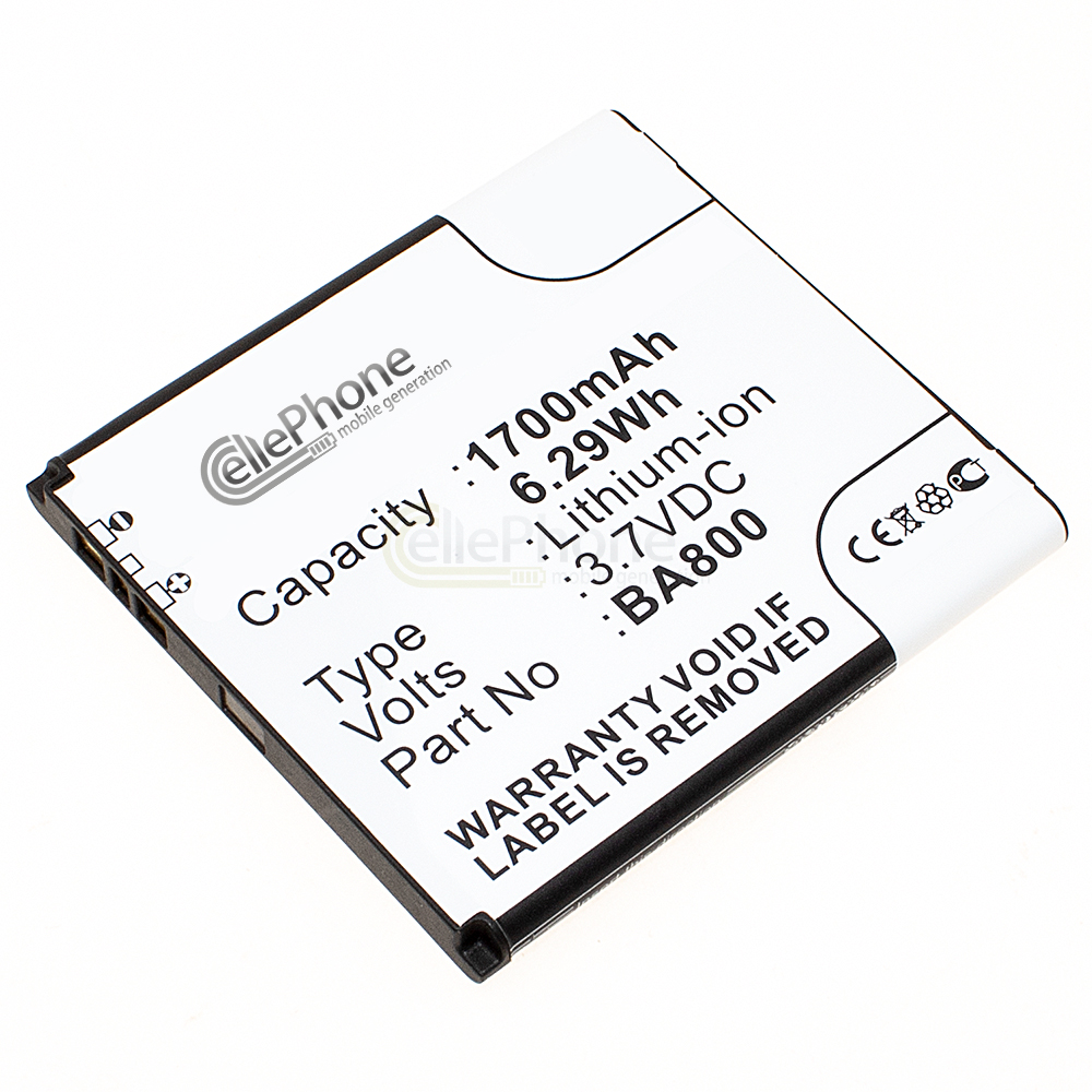 [3748] batteria Li-Ion per Sony Xperia S / Xperia V (sostituisce BA800)