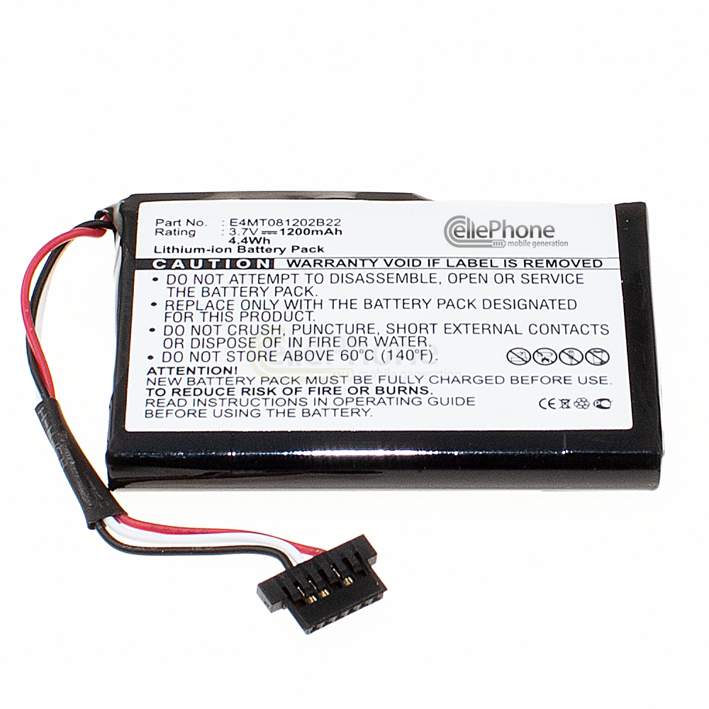 [3752] Batterie Li-Ion pour Becker BE7988 Traffic Assist Highspeed II 7988 - Navman N20 (remplace E4MT081202B22)