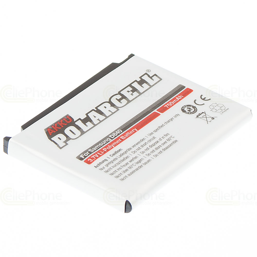 [331] PolarCell Akku Li-Polymer für Samsung SGH-D840 D848 (ersetzt AB394635CE)