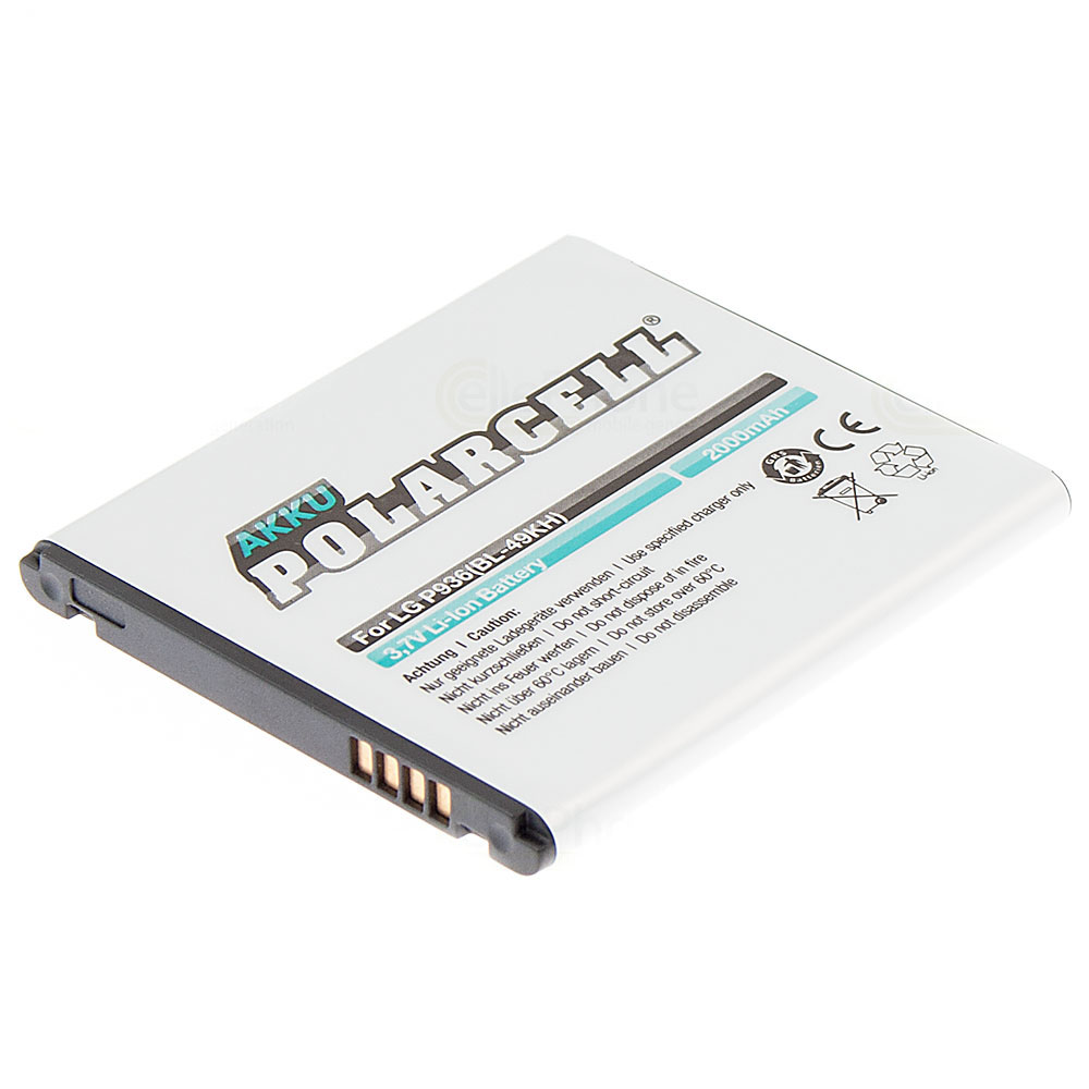 [3787] PolarCell battery Li-Ion for LG P936 Optimus True HD LTE (replaced BL-49KH)