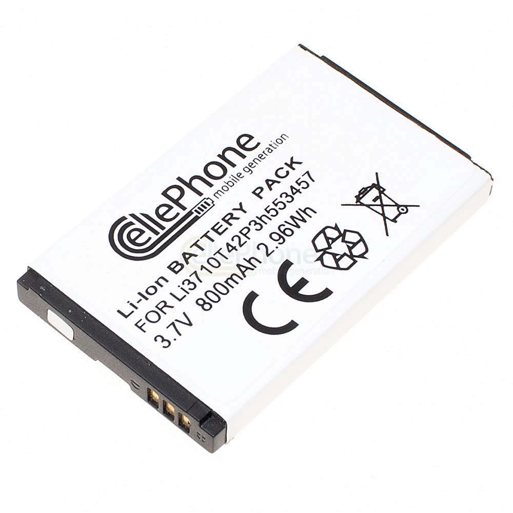 [3801] batteria Li-Ion per T-Mobile E110 Zest / ZTE A37 C170 C500 X770 (sostituisce Li3710T42P3h553457)