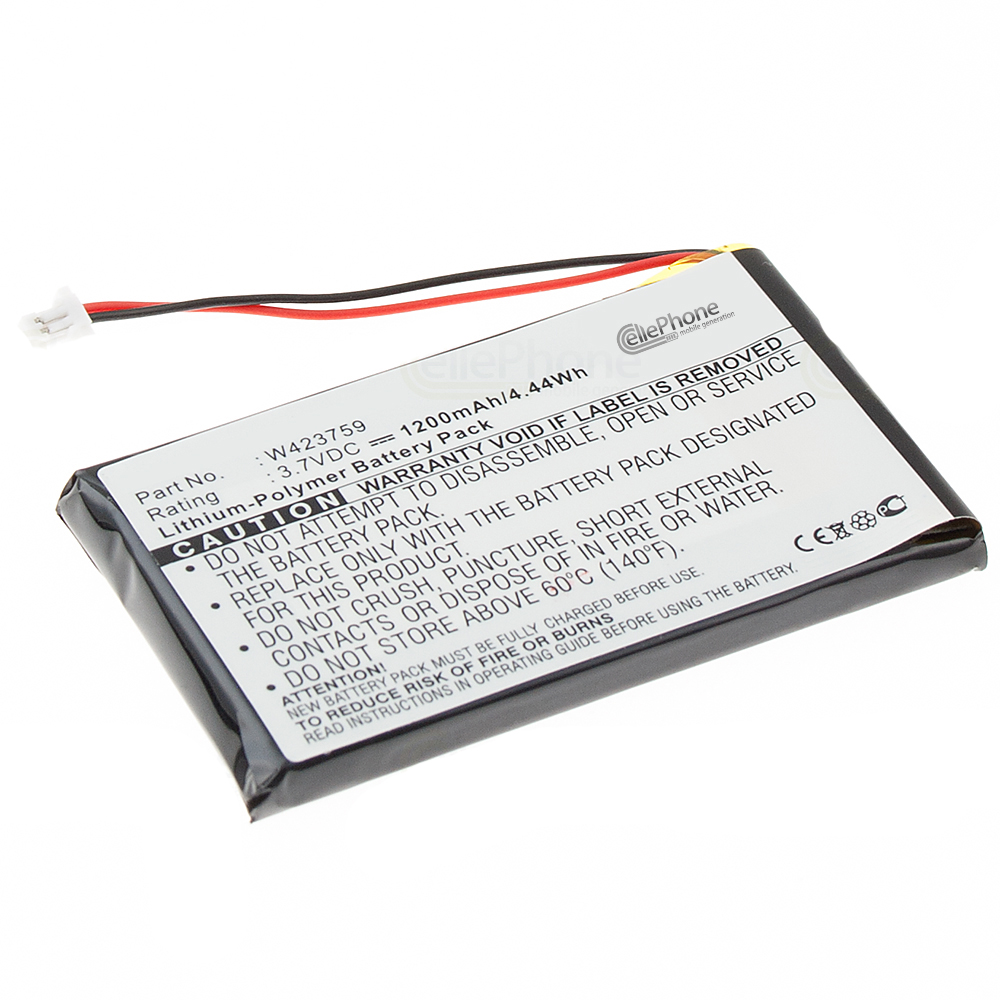[3804] Batterie Li-Polymer pour NavGear StreetMate GP-43 (remplace W423759)