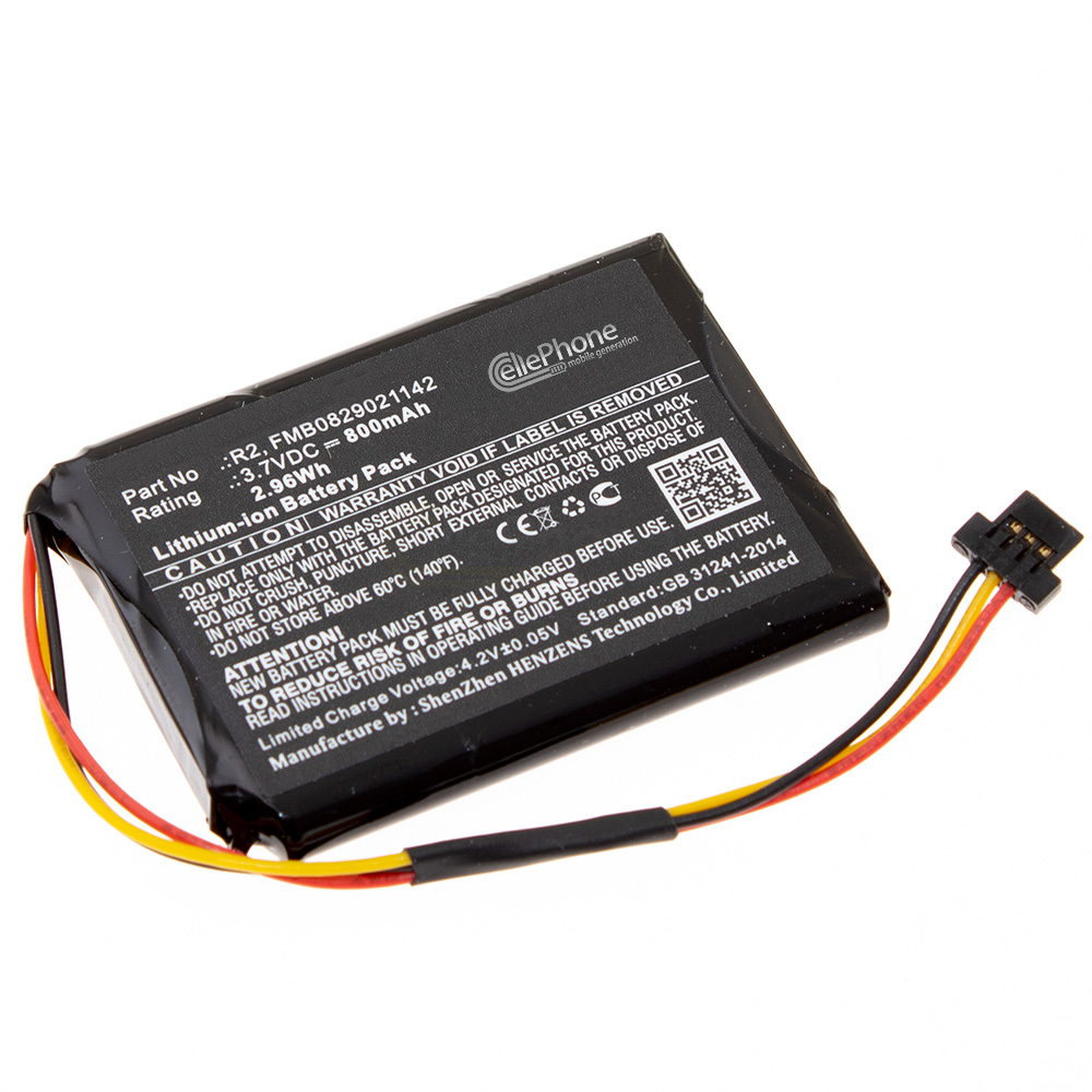 [3821] Batterie Li-Ion pour TomTom One XL 340 - Pro 4000 (remplace R2 / FMB0829021142)