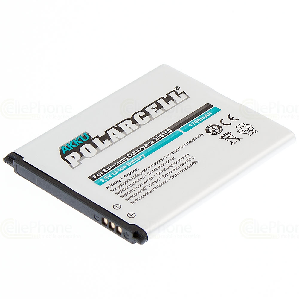 [3868] PolarCell batteria Li-Ion per Samsung Galaxy Ace 2 / S3 mini (GT-I8160 / GT-I8190) (sostituisce EB425161LU)