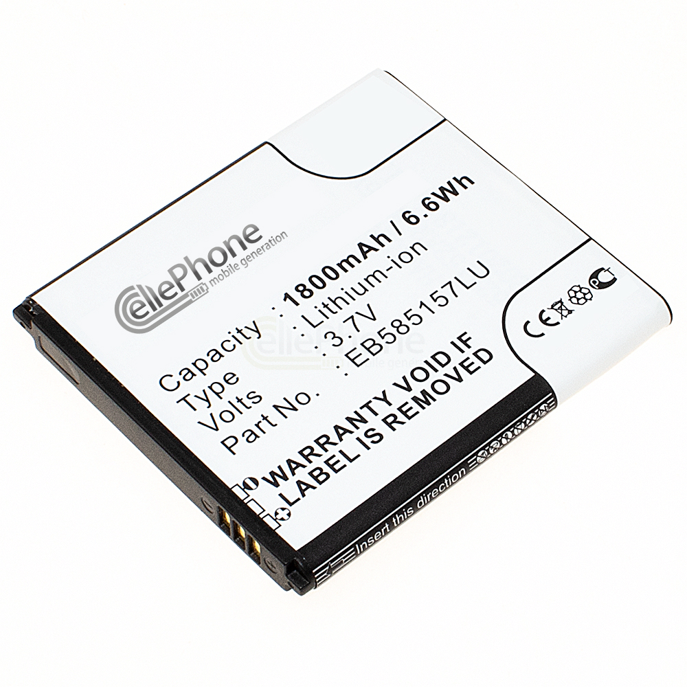 PolarCell batería Li-Ion para Samsung Galaxy Beam (GT-I8530) (reemplazado EB585157LU / EB585157VK)