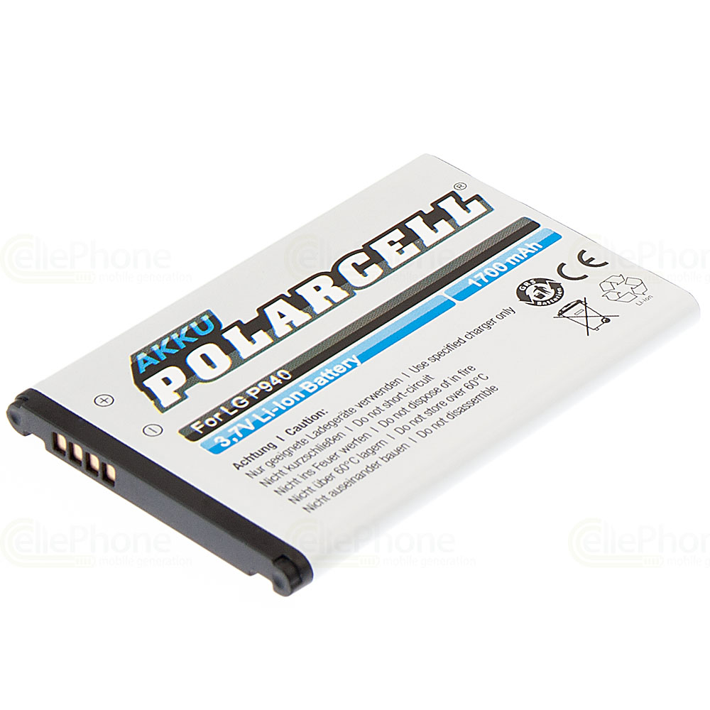 PolarCell Akku Li-Ion für LG Prada 3.0 (ersetzt BL-44JR)