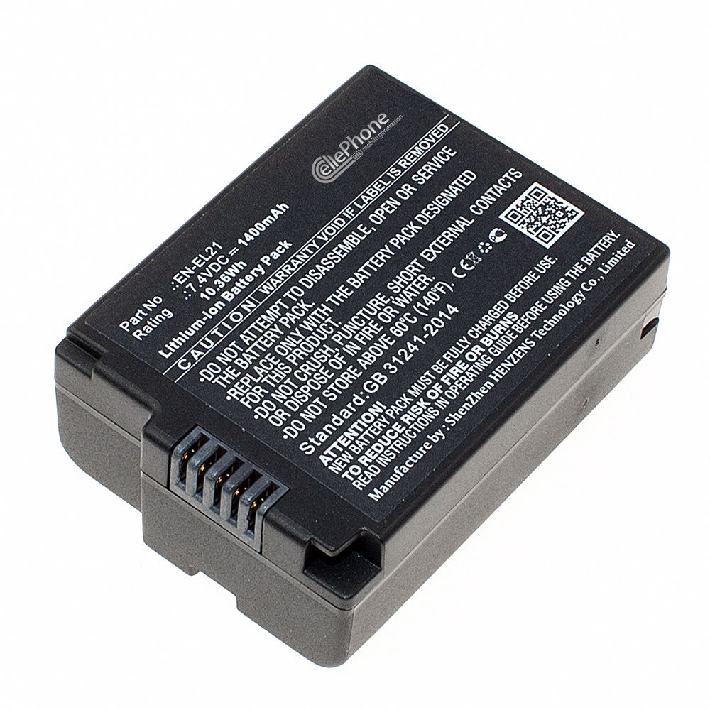 [3954] Accu Li-Ion compatibel met Nikon EN-EL21