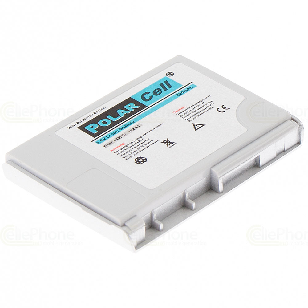 [30] PolarCell Akku Li-Ion für Nec n21i / N21 - silber
