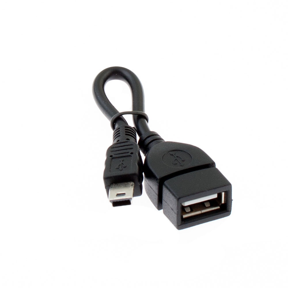 [3961] Câble adaptateur OTG  mini - USB branchez sour USB A v2.0 socket