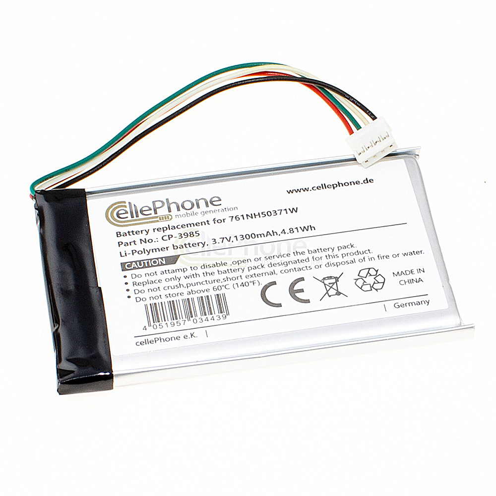 [3985] Batterie Li-Polymer pour Navigon 8110 8130 8310 (remplace 761NH50371W)