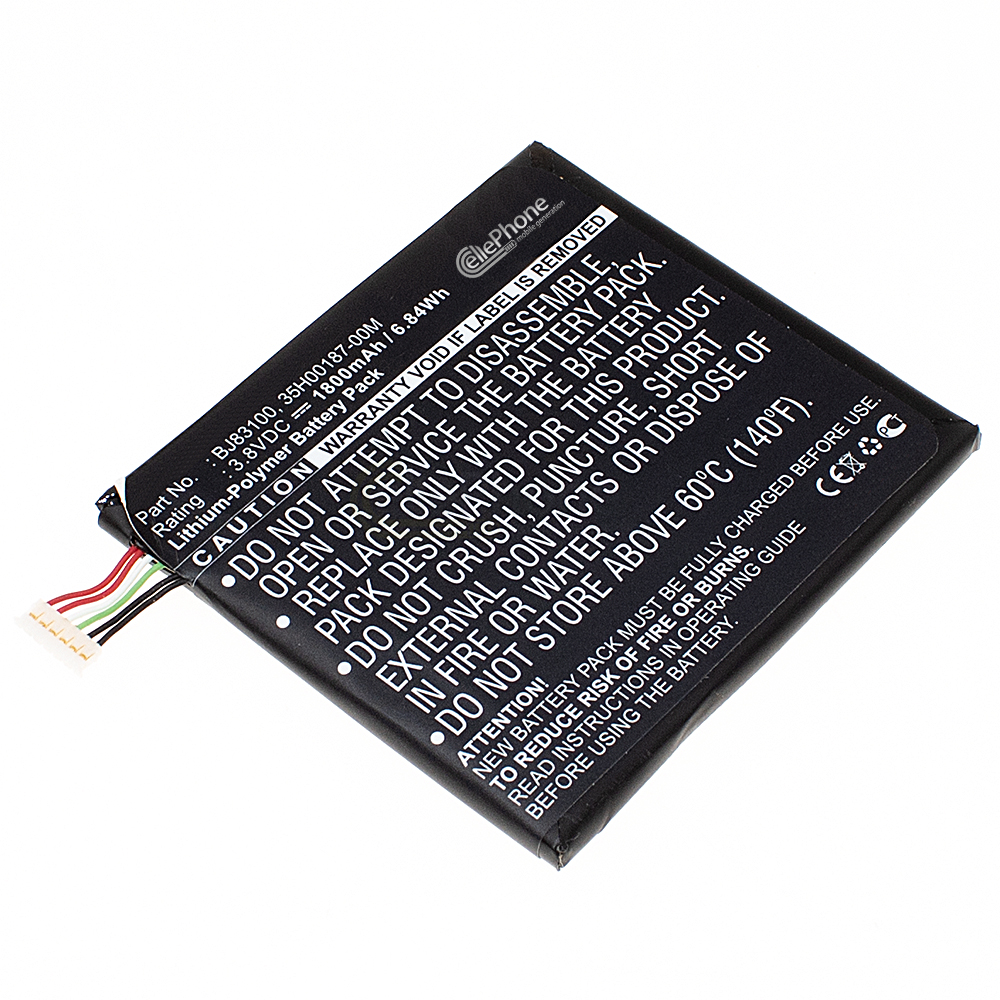 [3987] Akku Li-Polymer für HTC One X / One X+ / One XL (ersetzt BJ83100)