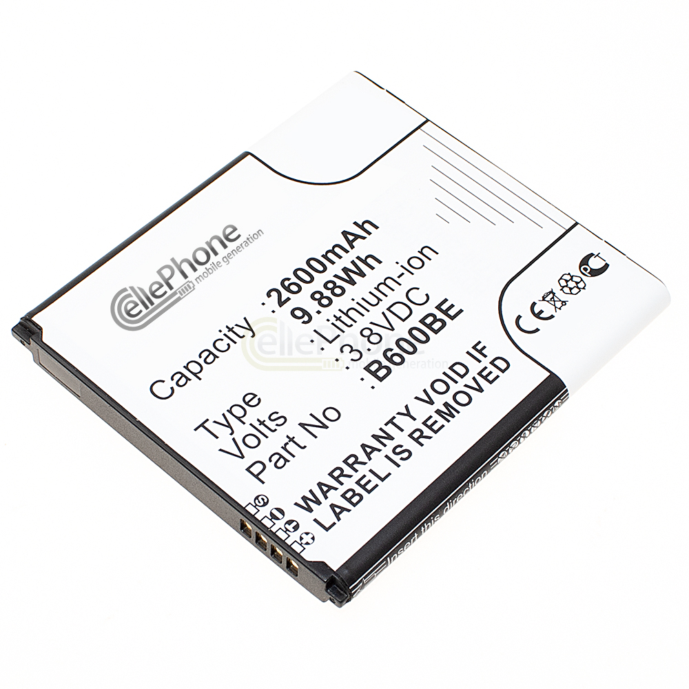 Batería Li-Ion para Samsung Galaxy S4 (GT-I9500) (reemplazado EB-B600BEBECWW)