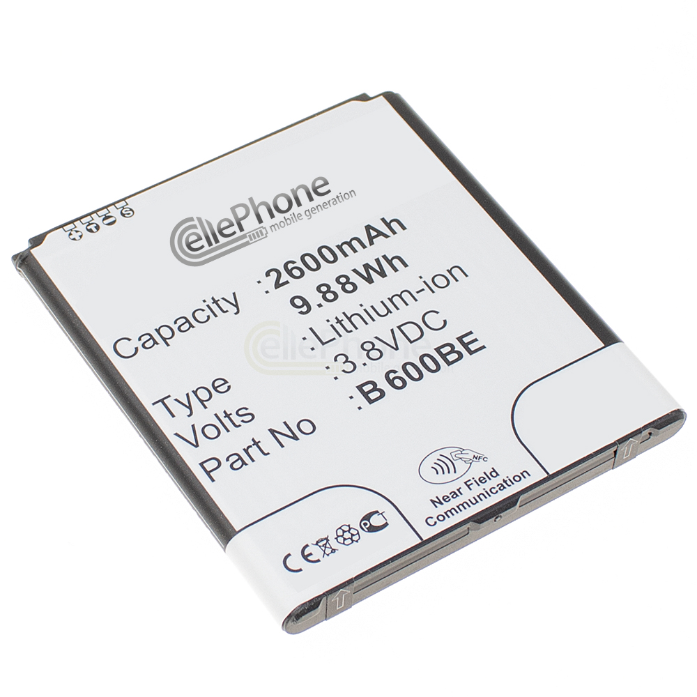 [4048] Batería Li-Ion para Samsung Galaxy S4 (GT-I9500) (reemplazado EB-B600BEBECWW) - con NFC