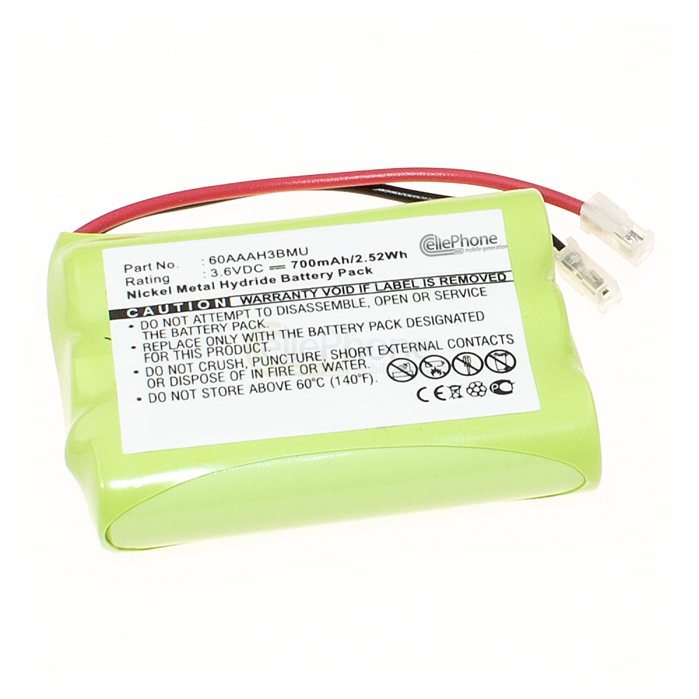 [4130] Batterie Ni-MH pour Audioline DECT 1000 / Samsung SPR-5050 SPR-5060 (remplace 60AAAH3BMU)