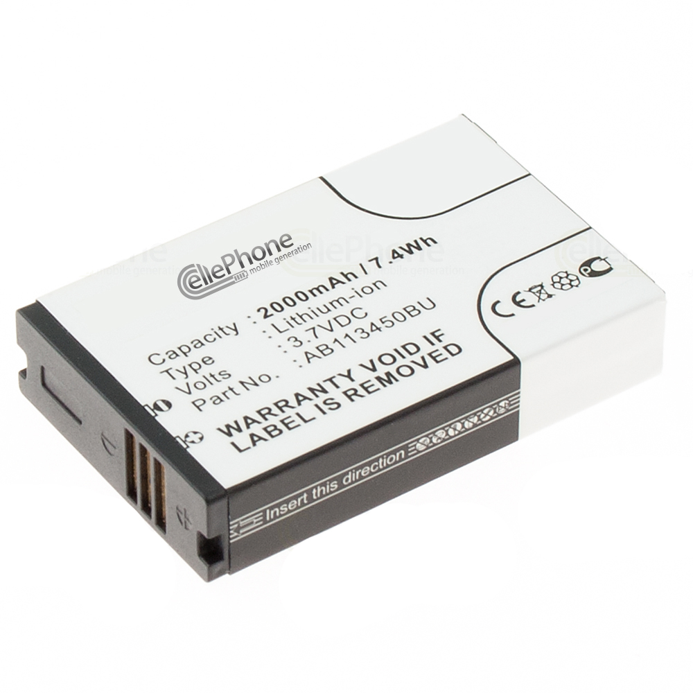 Batterie Li-Ion pour Samsung E2370 Solid / Xcover (GT-E2370) (remplace AB113450BUCSTD)