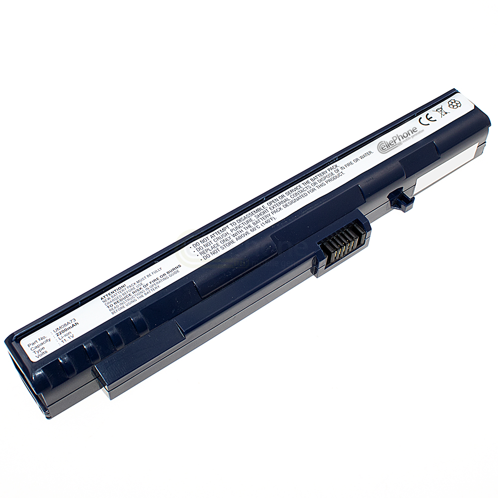[4165] Batería Li-Ion compatible with Acer UM08A72 / UM08A73 - blue - 2200mAh / 11,1V