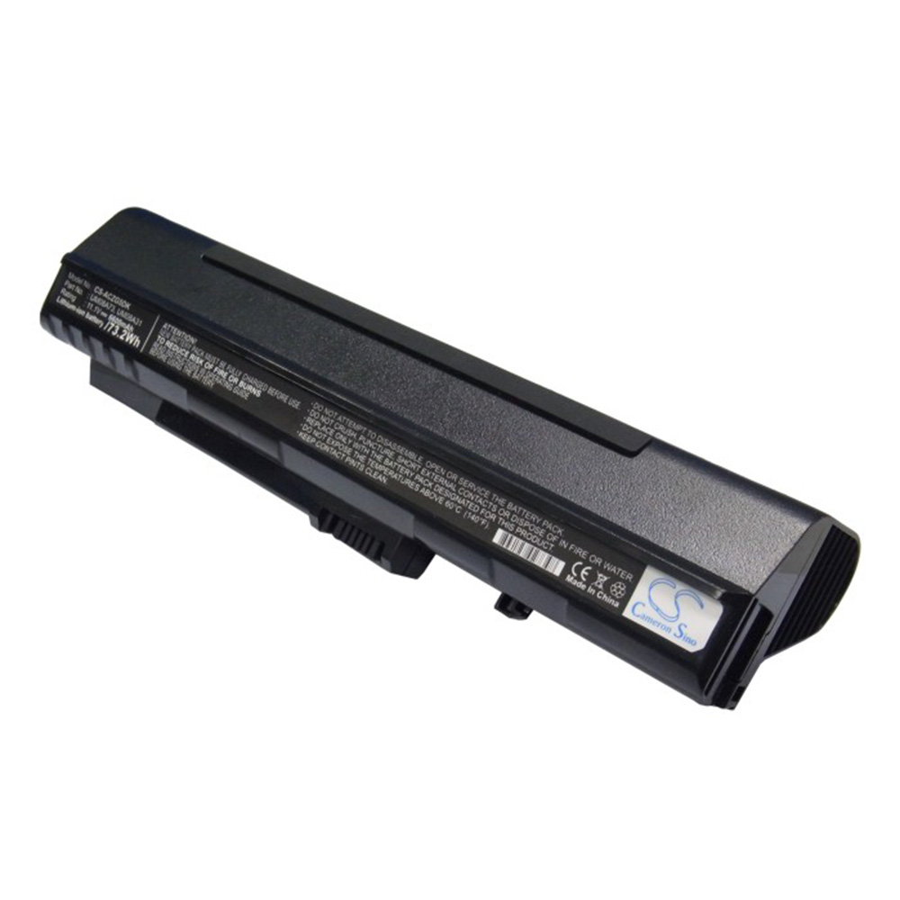 [4172] Batterie Li-Ion compatible avec Acer UM08A72 / UM08A73 - noir - 6600 mAh