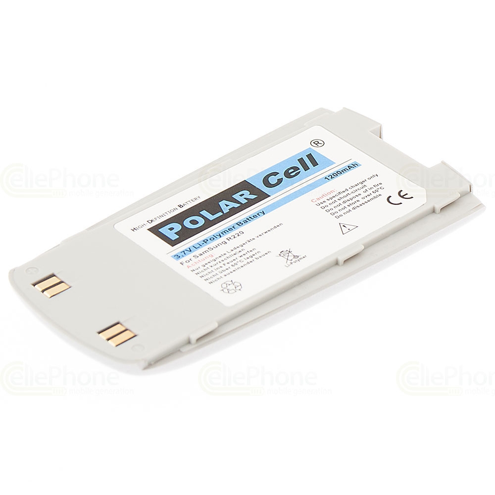 PolarCell Akku Li-Polymer für Samsung SGH-R220 / R210S - silber (ersetzt BST0579SE / BST0579DE / BST0579KE)