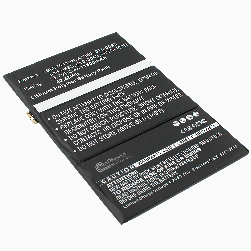 [4182] Akku Li-Polymer für Apple iPad 3 / iPad 4 (ersetzt 616-0586 / 616-0593 / 616-0604)