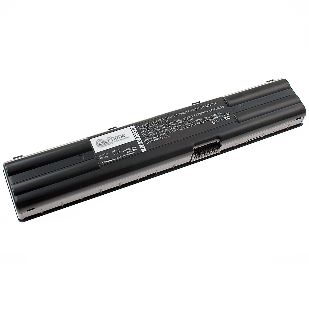 [4183] Battery Li-Ion compatible with Asus 90-N7V1B1000 / 90-N7V1B1200 / A42-A2 - 4400 mAh