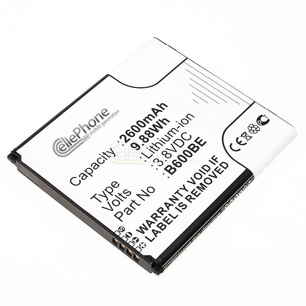 batteria Li-Ion per Samsung Galaxy S4 (GT-I9500) (sostituisce EB-B600BEBECWW)