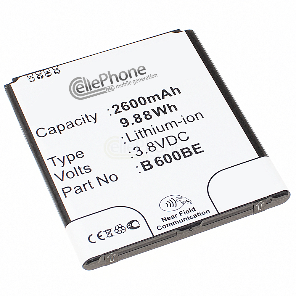 [4217] Accu Li-Ion voor Samsung Galaxy S4 (GT-I9500) (vervangt EB-B600BEBECWW) - met NFC