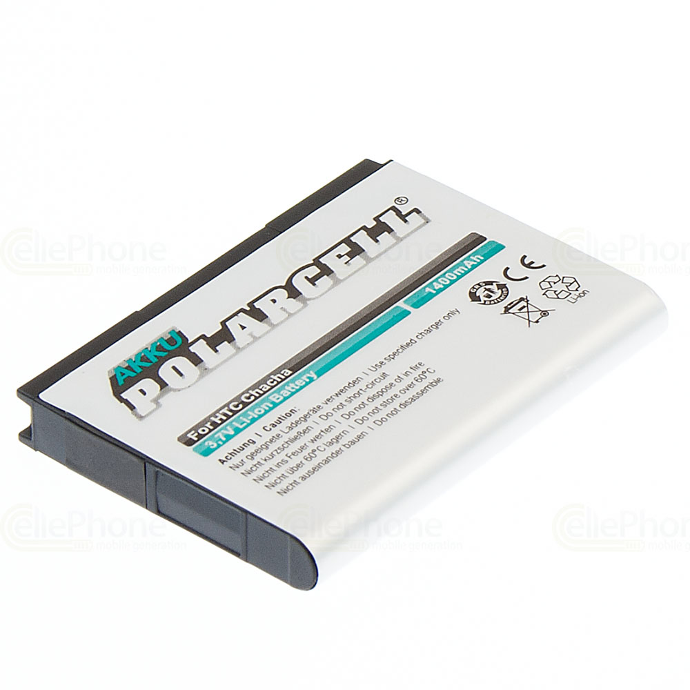PolarCell Accu Li-Ion voor HTC ChaCha / A810 / A810E / PH06130 / Status Google G16 (vervangt BA S570)