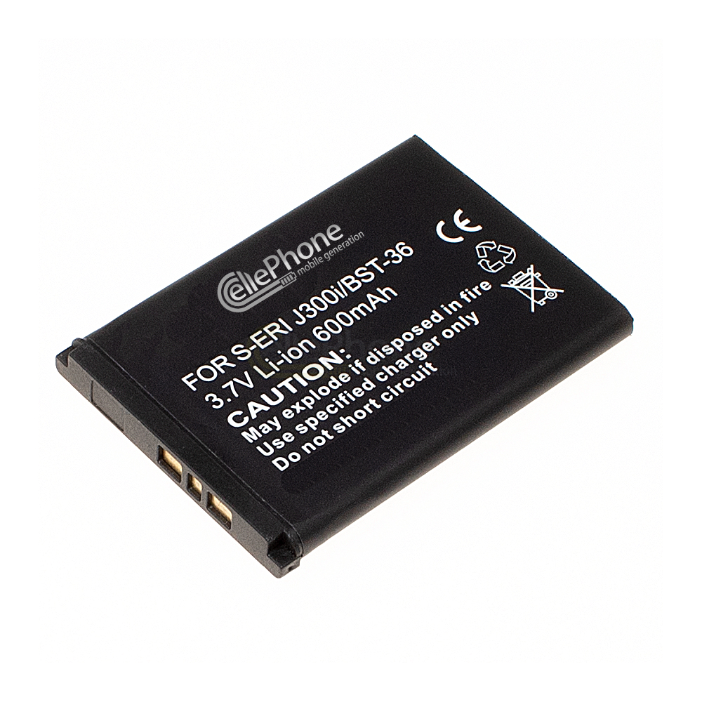 [4260] PolarCell Batterie Li-Ion pour Sony-Ericsson J300i K310i K320i T250i T270i T280i W200i Z310i Z550i (remplace BST-36)