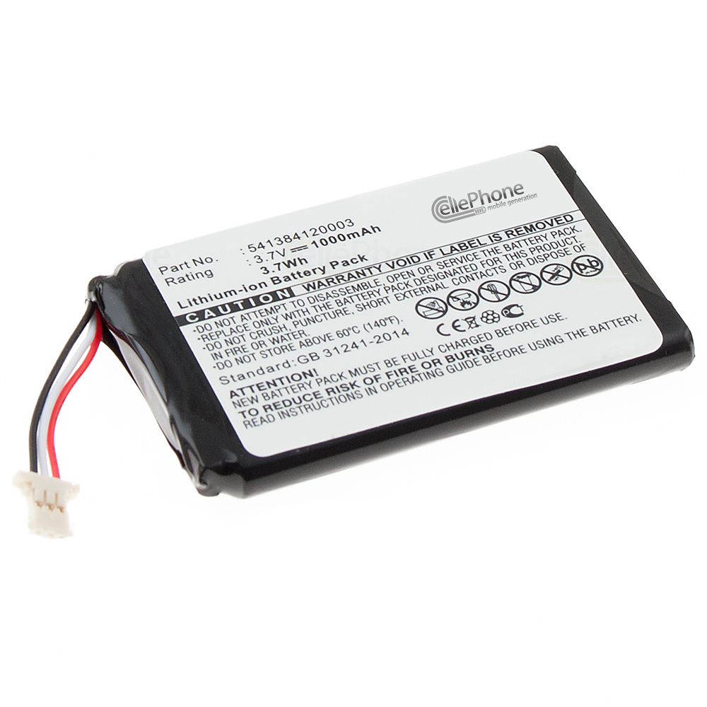 [4263] batteria Li-Ion per Navigon 72 Easy / 72 Plus Live (sostituisce GTC39110BL08554)