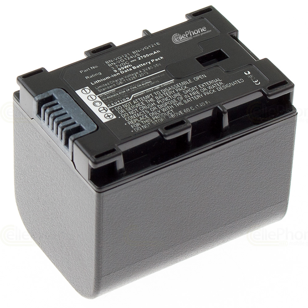 [4294] Battery Li-Ion compatible with JVC BN-VG121 - 2700mAh