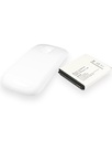 Batterie Li-Ion pour Samsung Galaxy S3 mini (GT-I8190 / GT-I8200) - blanc (remplace EB-FIM7FLU) - 3000 mAh (FAT)