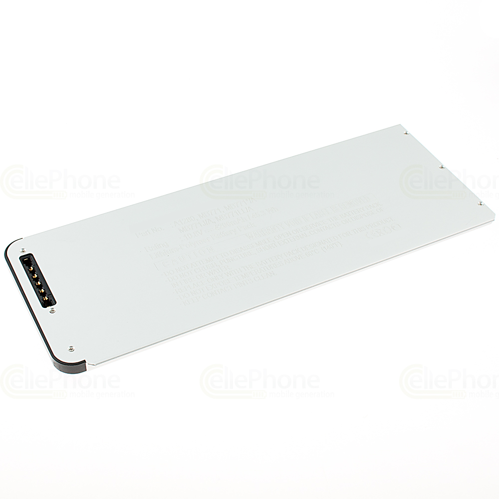 [4298] Battery Li-Polymer compatible with Apple MacBook A1278 / A1280 / MB466LL/A - silver - 4200 mAh