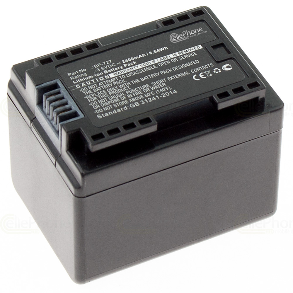 [4306] batteria Li-Ion compatibile con Canon BP-727